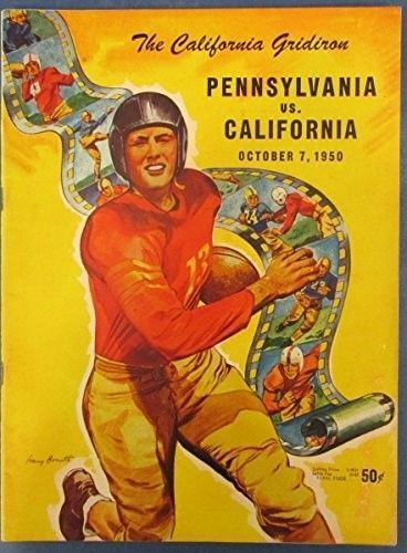 1950 The California Gridiron Pennsylvania v. California Program 126989