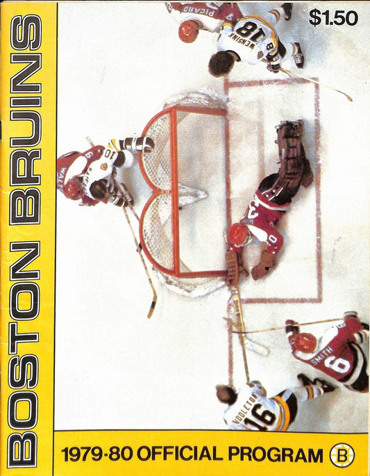 1979-80 Boston Bruins vs. Los Angeles Kings Hockey Program 179640