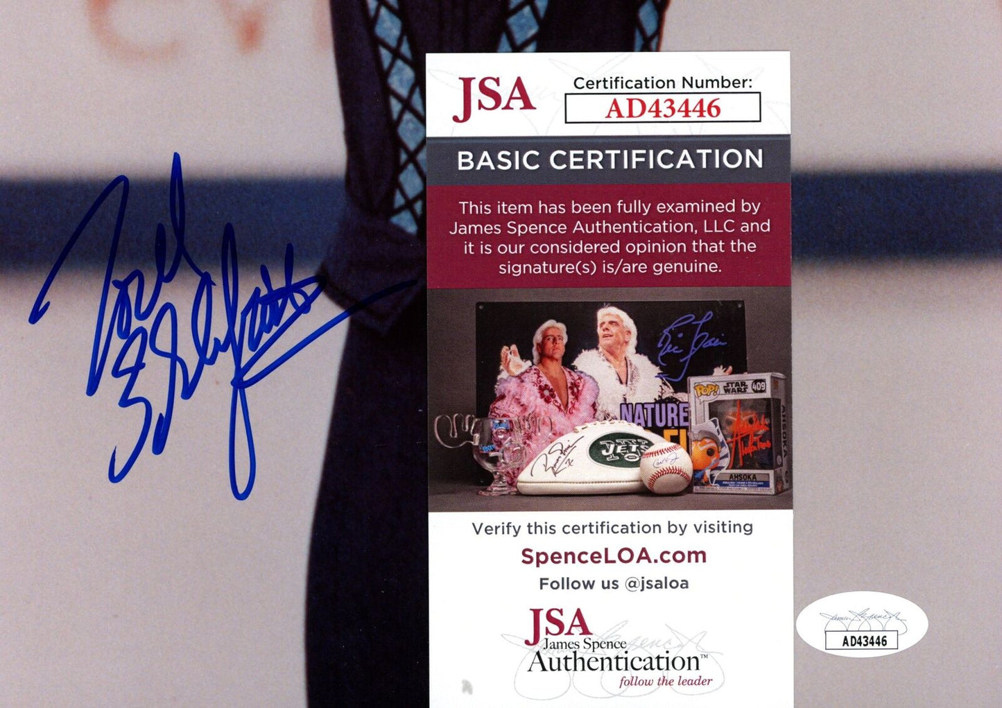 Todd Eldredge Autographed 8x10 Photo Olympic USA Figure Skating JSA