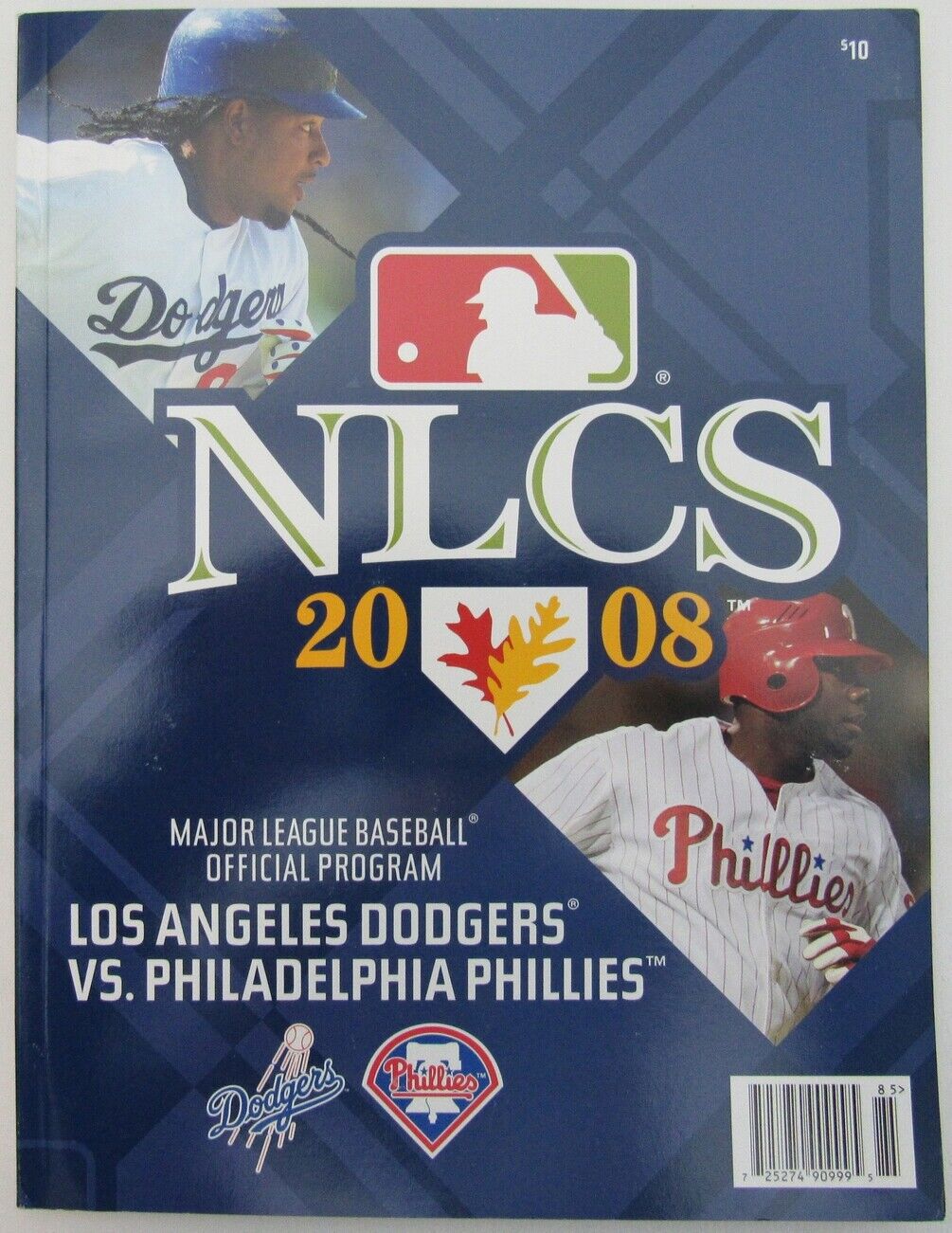 2008 NLCS Official MLB Game Program Dodgers vs. Phillies 157737