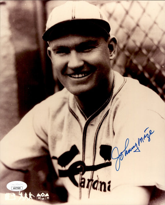 Johnny Mize HOF Signed/Autographed 8x10 Photo St. Louis Cardinals JSA 191204