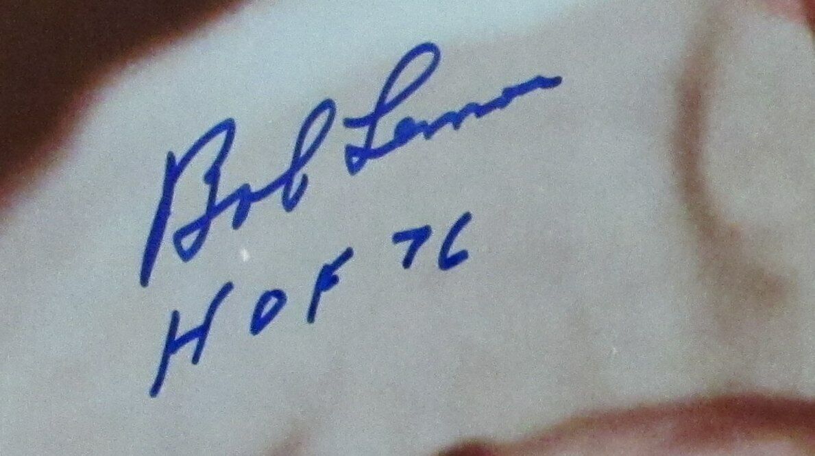 Bob Lemon HOF Cleveland Indians Signed/Inscribed 11x14 Photo JSA 164964