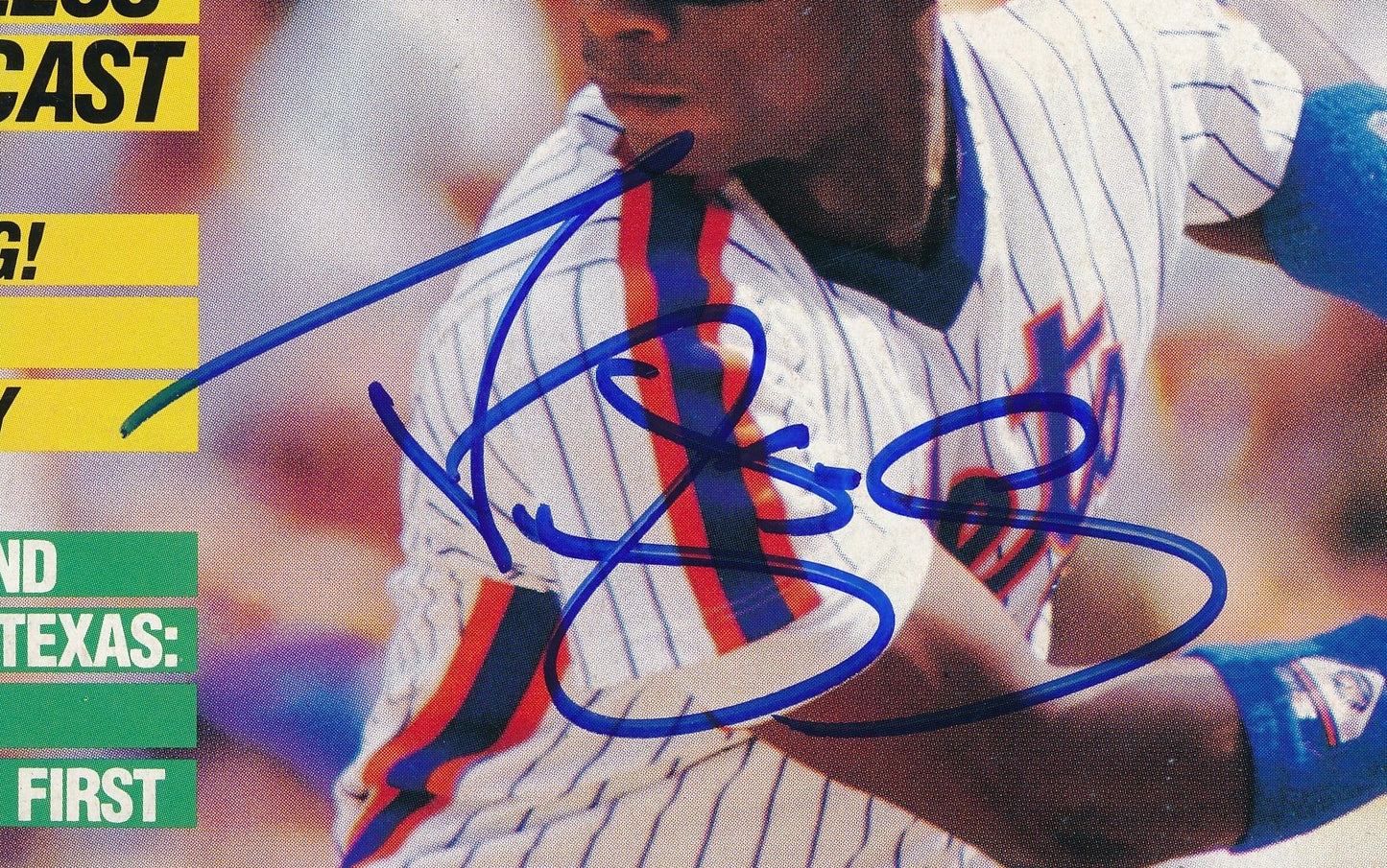 Darryl Strawberry Autographed April 1987 SPORT Magazine Mets JSA 181946