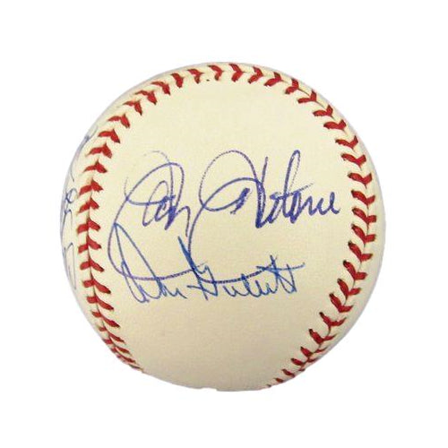 New York Yankees Greats Multi-Signed by 9 Players OML Baseball 190575