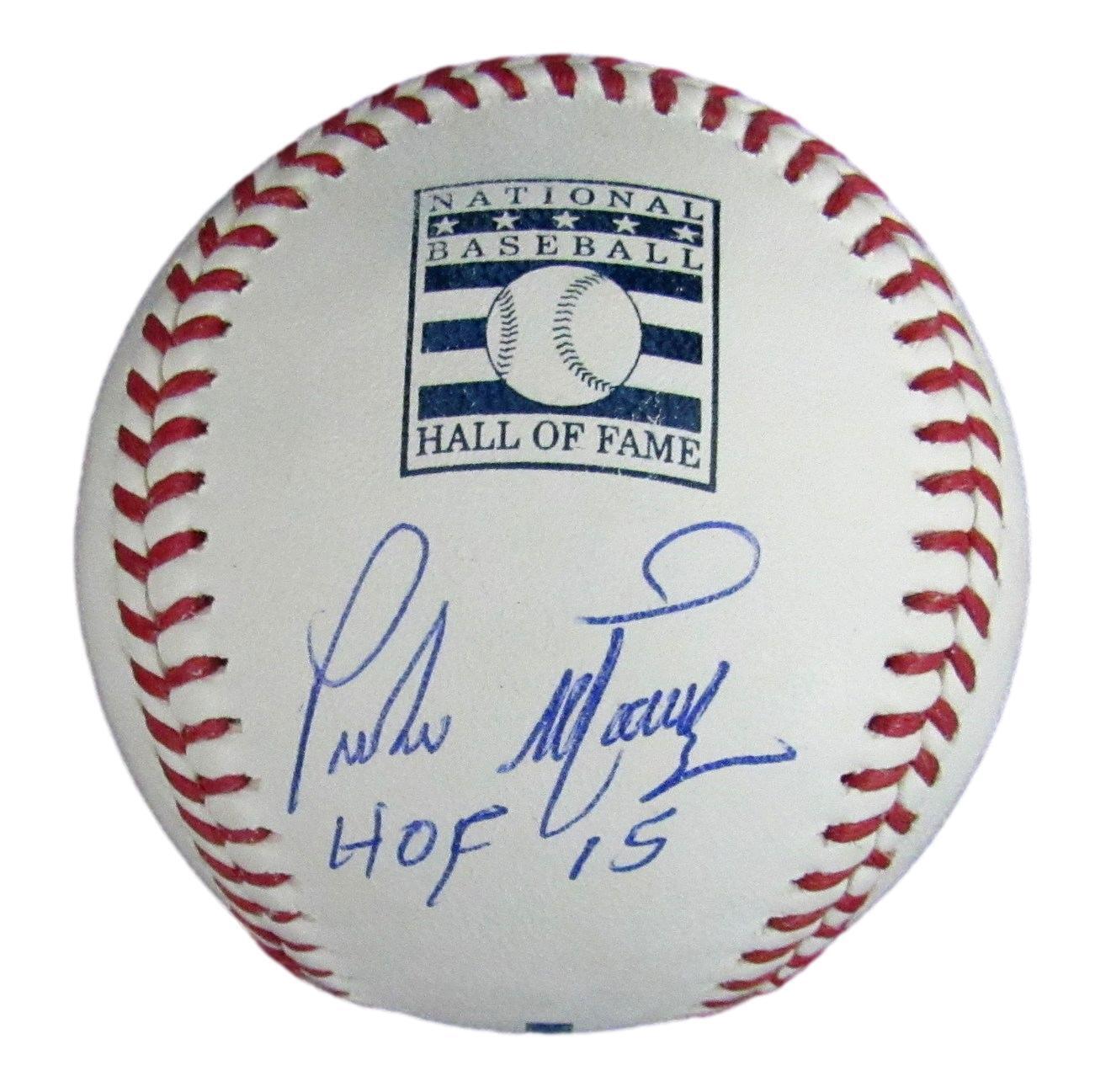 Pedro Martinez HOF Autographed/Inscribed Rawlings HOF Baseball Beckett 176381