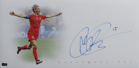 Megan Rapinoe Signed/Autographed 20x10 Photo U.S. Women's Soccer CX Auth 189737