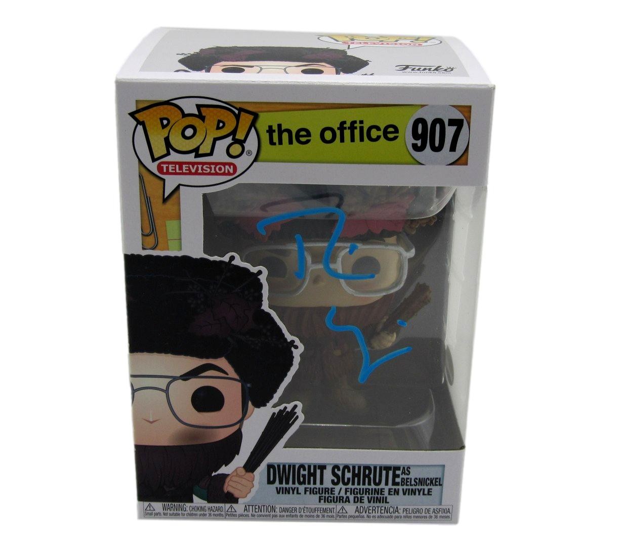 Rainn Wilson Autographed Funko Pop! #907 Figurine "The Office" JSA 184716