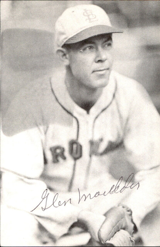 Glen Moulder Browns d. 1994 Signed/Autographed 3x5  Photo 178661