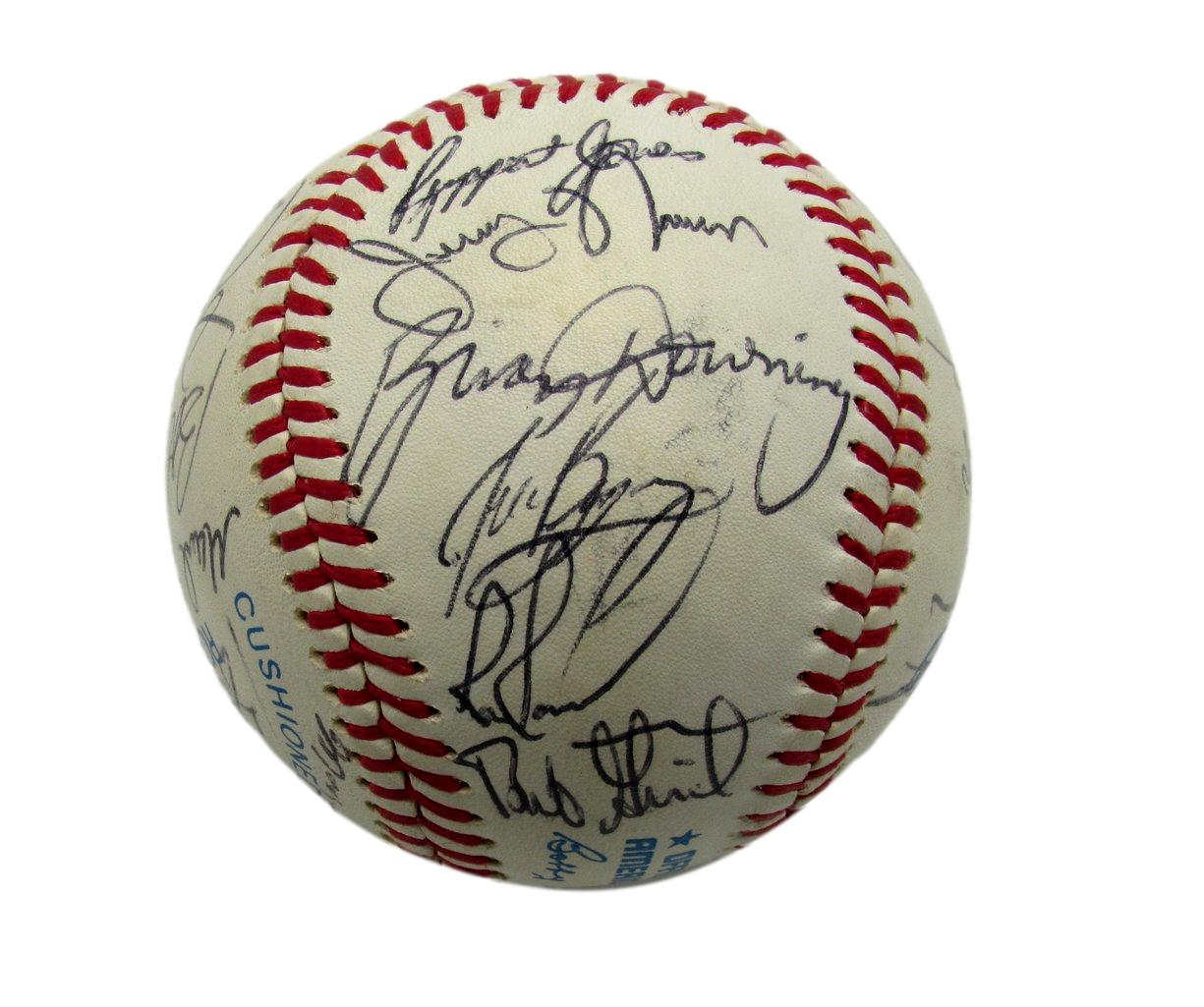 1985 California Angels Team Autographed by 29 OAL Baseball Jackson (HOF) 182801