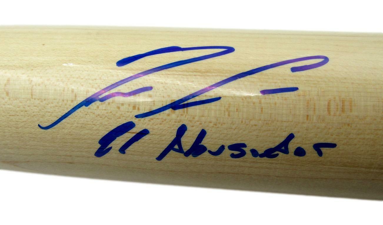 Ronald Acuna Jr. Signed/Inscr Louisville Slugger Player Model Bat Beckett 159508