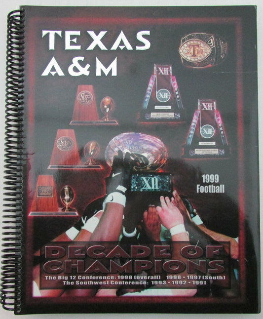 Texas A&M Aggies 1999 Official  Football Media Guide 157142