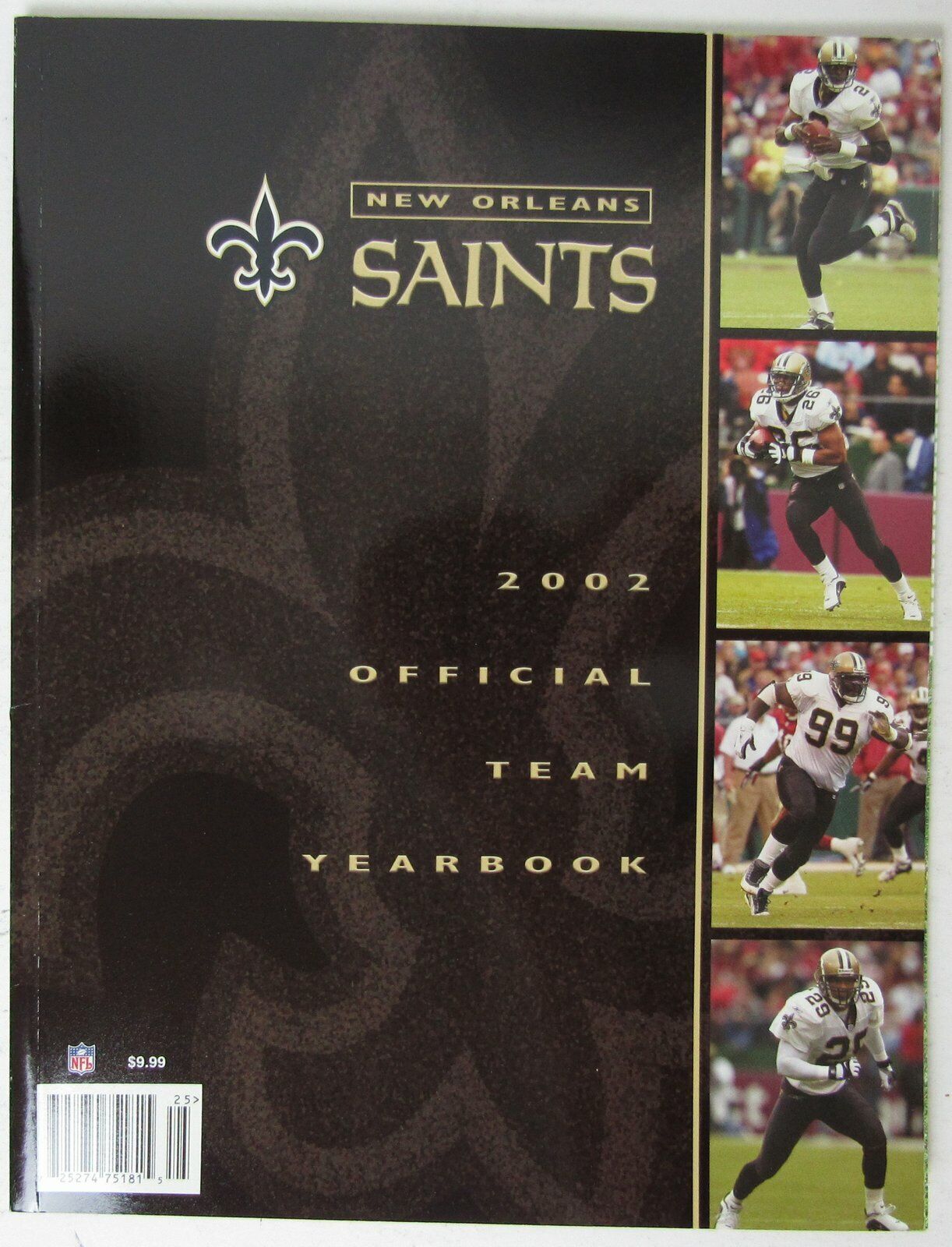 2002 New Orleans Saints Official Team Yearbook 145069