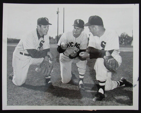 Keegan/Richards/Bryne 1953 White Sox 7x9 B/W Wire/Press Photo 150825