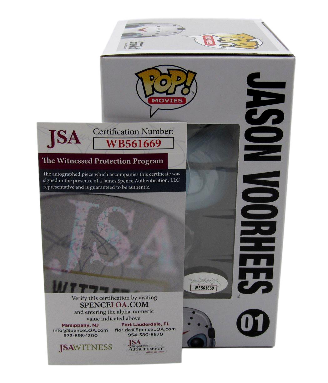 Ari Lehman Signed/Insc Funko Pop! #01 "Friday the 13th" Signed Blue JSA 190709