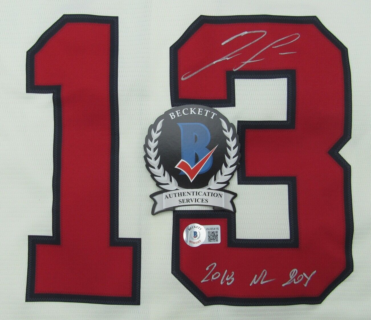 Ronald Acuna Jr Signed/Inscribed Atlanta Braves Nike Jersey Beckett  159532