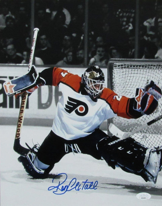 Ron Hextall Autographed 11x14 Photo Philadelphia Flyers JSA