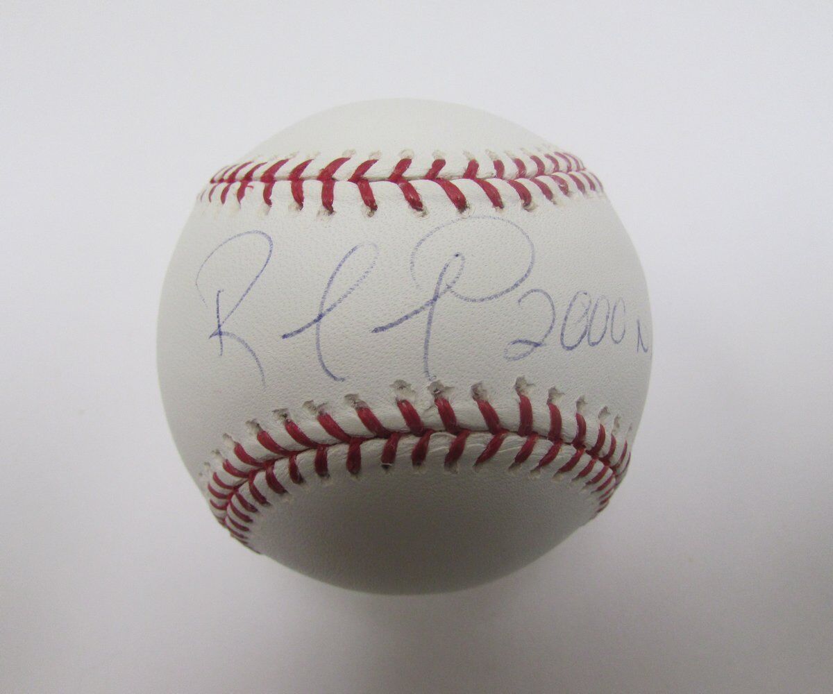 Rafael Furcal inscr " 2000 NL ROY" Signed OML Baseball MLB HOLO 138807