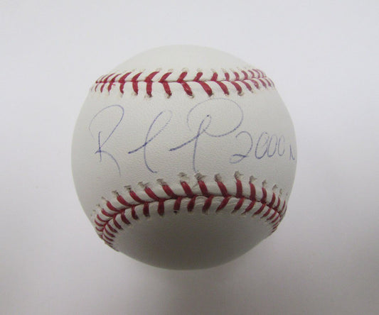 Rafael Furcal inscr " 2000 NL ROY" Signed OML Baseball MLB HOLO 138807