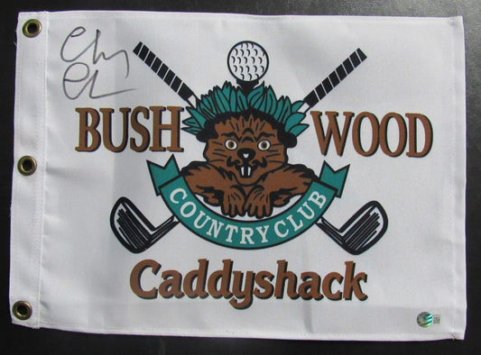 Chevy Chase Signed/Autographed Pin Flag "Caddyshack" Beckett 189752