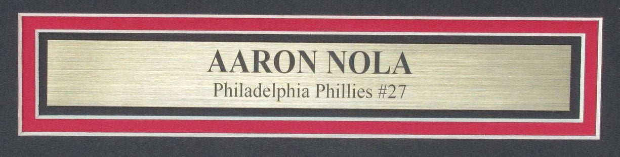 Aaron Nola Signed/Auto 16x20 Photo Philadelphia Phillies Framed Fanatics 190351