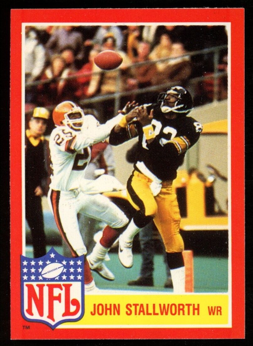 1985 Topps NFL Star Set John Stallworth HOF Card #10 of 11 Pittsburgh Steelers