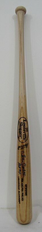 Steve Carlton Philadelphia Phillies Signed Louisville Slugger Baseball Bat JSA