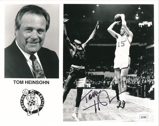 Tom Heinsohn HOF Signed/Autographed 8x10 Photo Boston Celtics JSA 192953