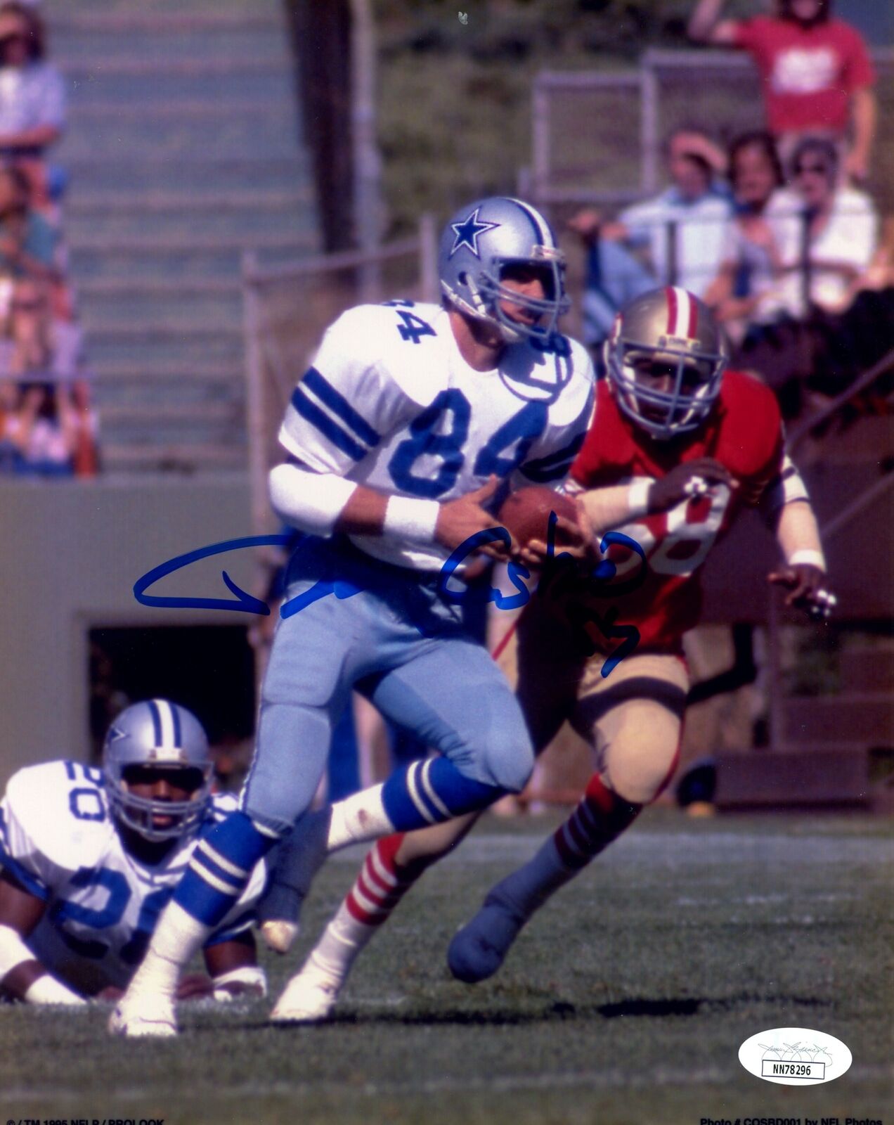 Doug Cosbie Dallas Cowboys Signed/Autographed 8x10 Photo JSA 159029