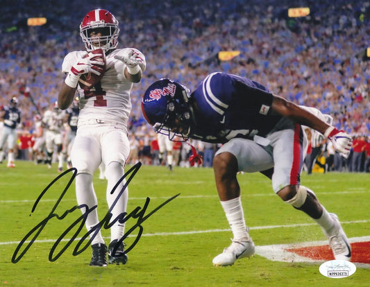 Jerry Jeudy Autographed 8x10 Photo University of Alabama JSA