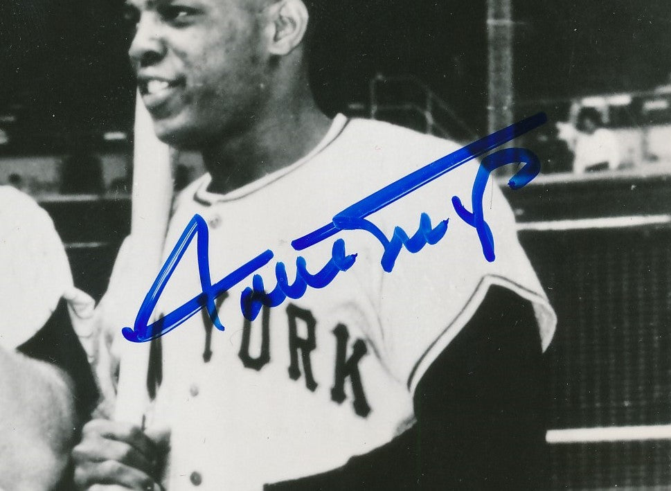 Willie Mays HOF Signed/Autographed 8x10 B/W Photo New York Mets PSA/DNA 191844