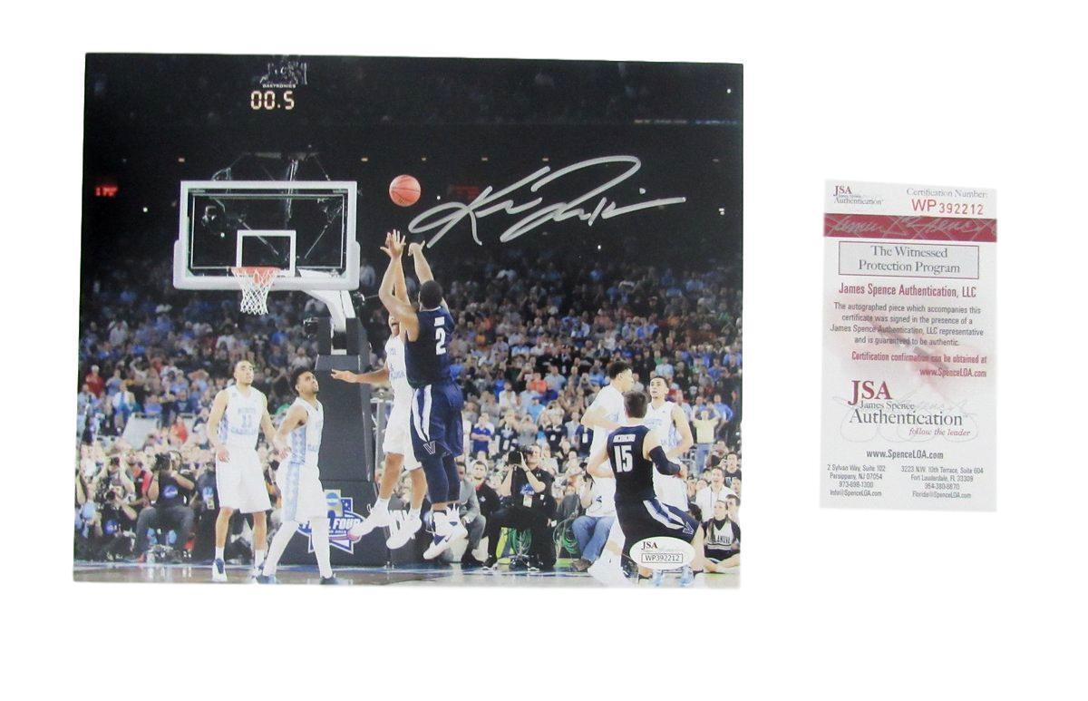 Kris Jenkins 2016 Final 4 Villanova Auto/Signed 8x10 Photo "The Shot" JSA 135722