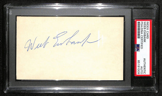 Weeb Ewbank HOF Signed/Auto 3x5 Index Card New York Jets PSA/DNA 187463