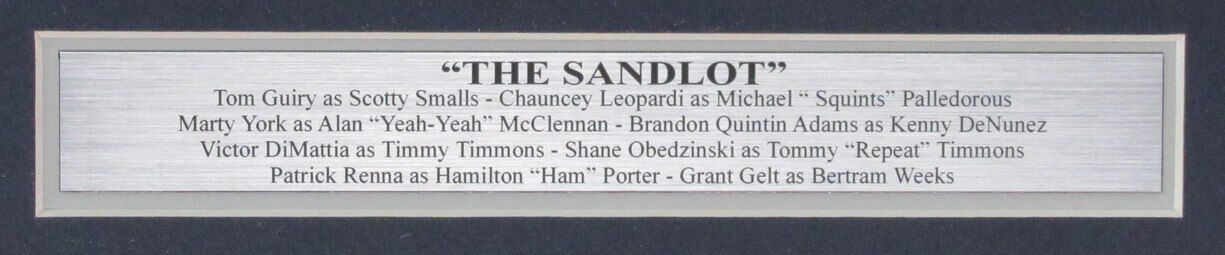 The Sandlot Autographed by 8 Cast Members 16x20 Photo Framed PSA