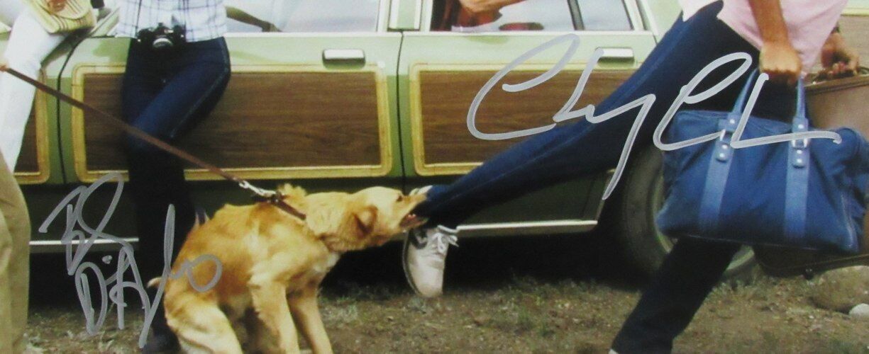 Chevy Chase/Beverly D'Angelo Multi-Autographed 12x18 Photo "Vacation" JSA