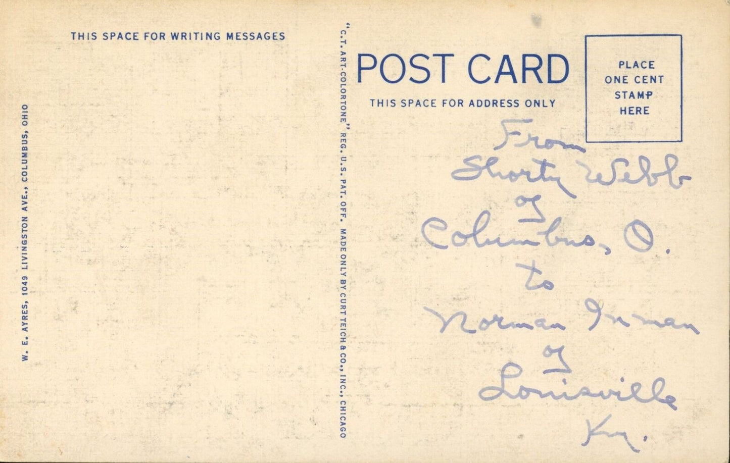 1930 's Postcard Ohio State University Stadium Columbus, OH 176190
