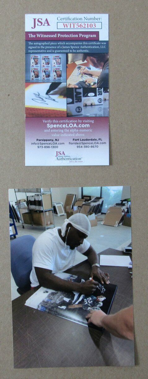 LeSean McCoy Eagles Signed/Autographed 16x20 Photo Framed JSA 161736