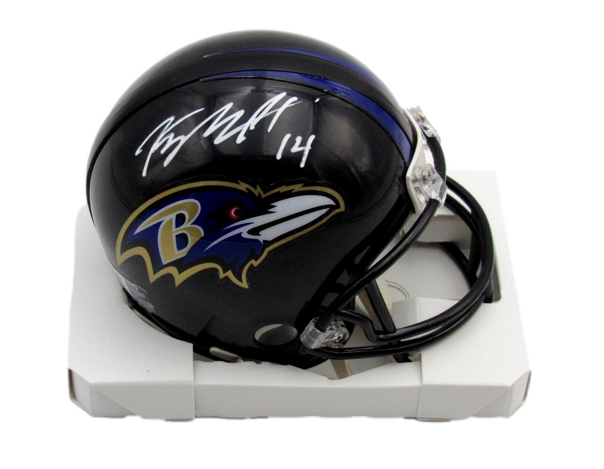 Kyle Hamilton Signed/Auto Speed Mini Helmet Baltimore Ravens Beckett 171415