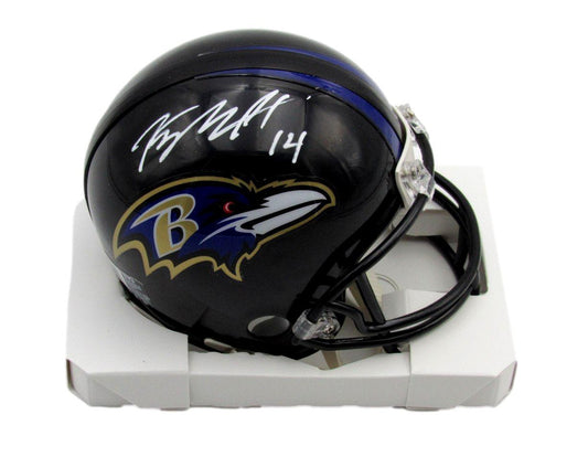 Kyle Hamilton Signed/Auto Speed Mini Helmet Baltimore Ravens Beckett 171415