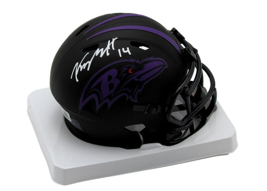 Kyle Hamilton Autographed Speed Mini Football Helmet Baltimore Ravens Beckett