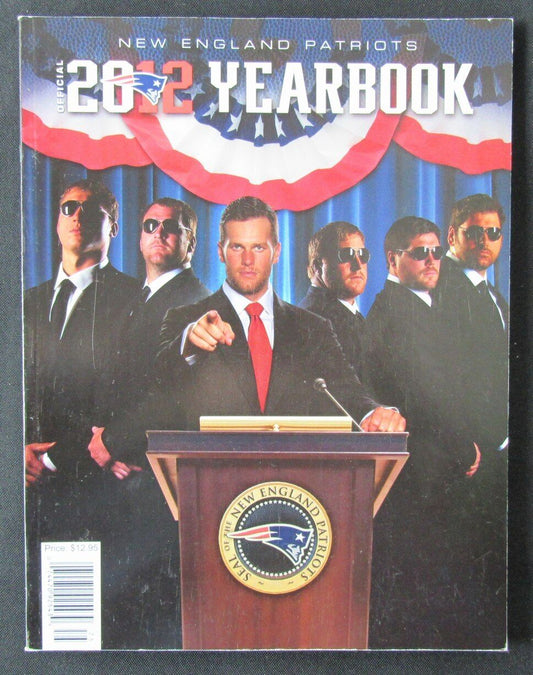 2012 New England Patriots Yearbook Brady 176463