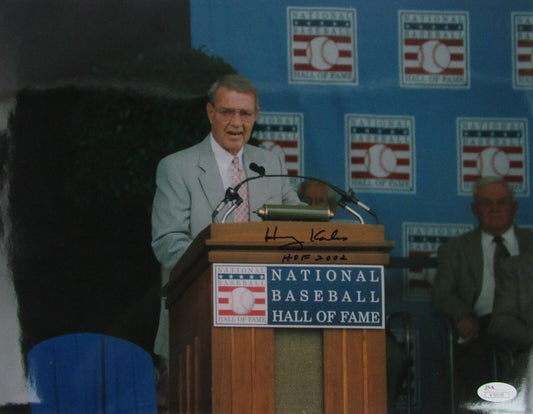 Harry Kalas Philadelphia Phillies HOF Signed/Autographed 11x14 Photo JSA 145195