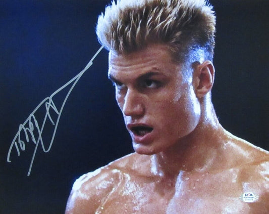 Dolph Lundgren Autographed 11x14 Photo "Rocky" Ivan Drago PSA/DNA 180019