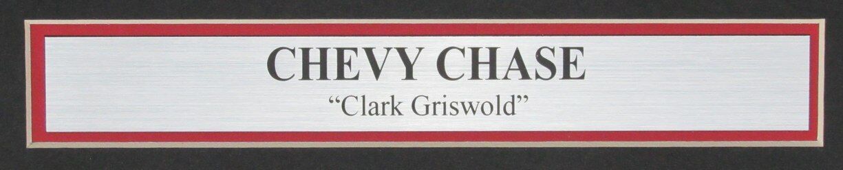 Chevy Chase Autographed 11x17 Movie Poster "Christmas Vacation" Framed JSA