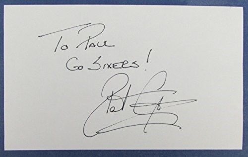 Pat Croce 76ers Autographed/Signed 3x5 Index Card 126775