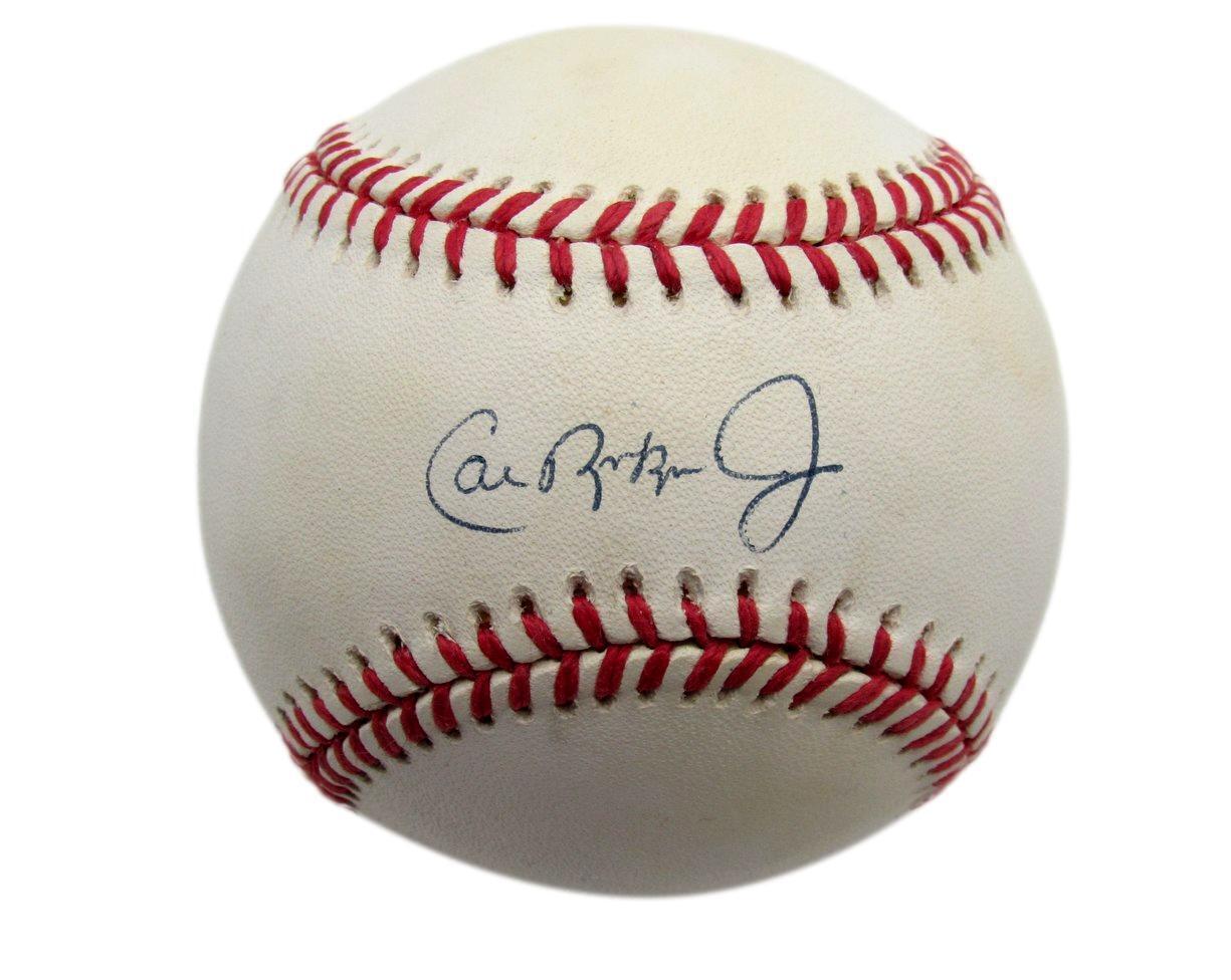 Cal Ripken Jr. HOF Autographed OAL Baseball Baltimore Orioles JSA 179749