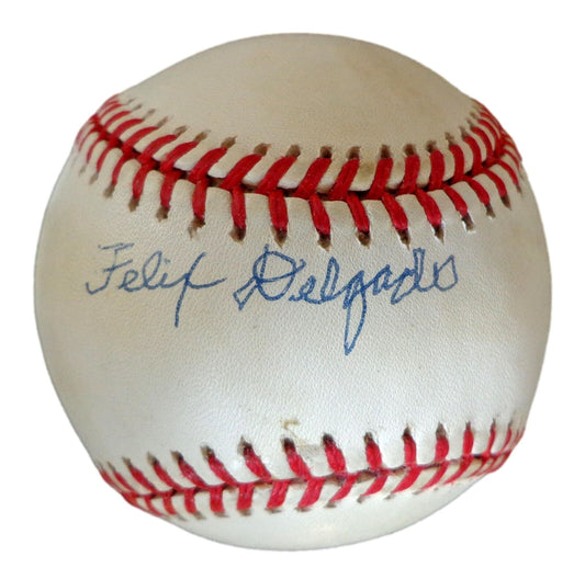 Felix Delgado Signed ONL Baseball Negro League Cubans Puerto Rico  JSA 179821