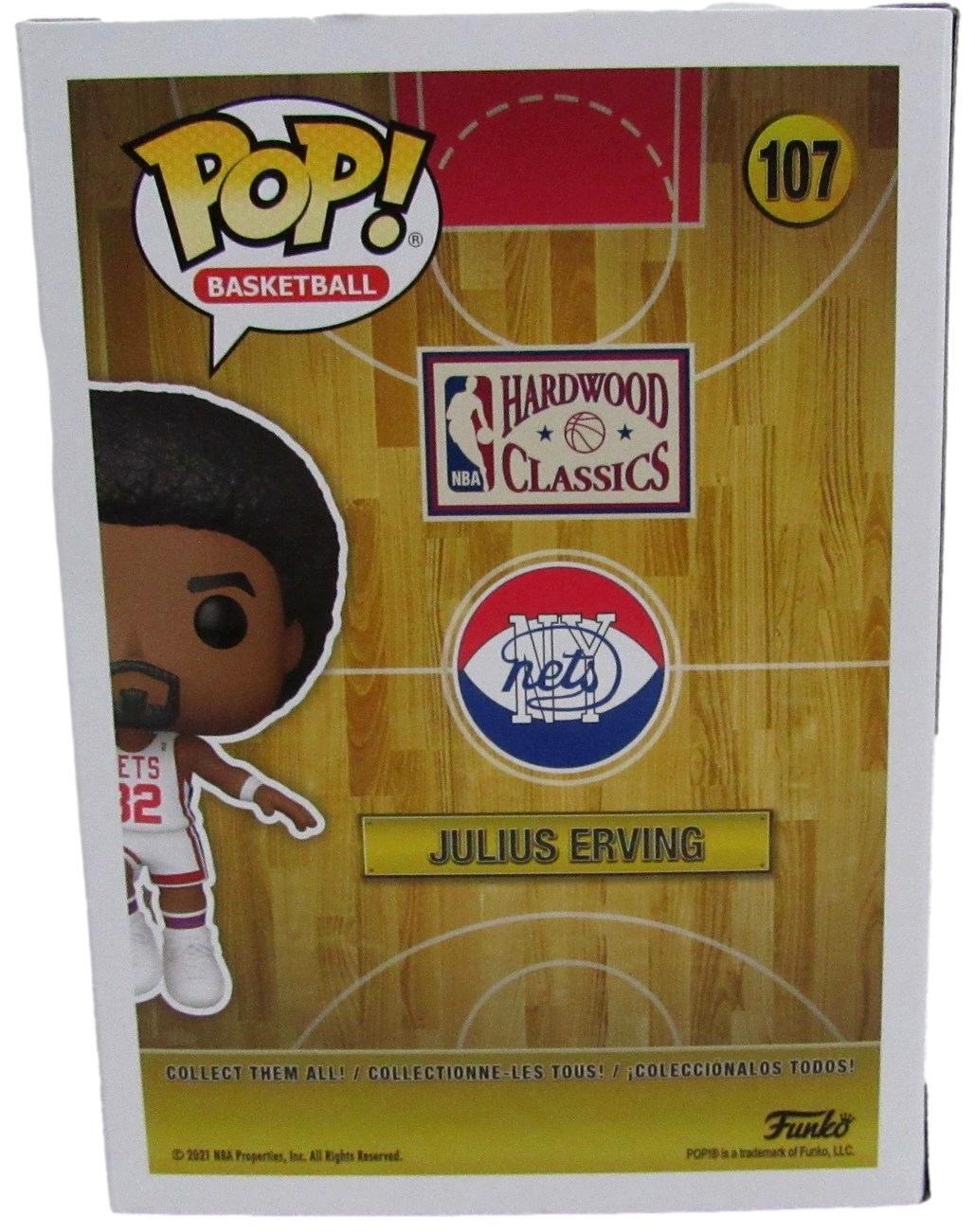 Julius Erving HOF Autographed Funko POP! Figurine #107 76ers JSA 175837