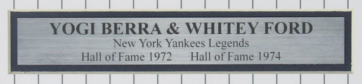 Yogi Berra/Whitey Ford HOF Yankees Dual-Signed 8x10 Photo Framed PSA/DNA 167404