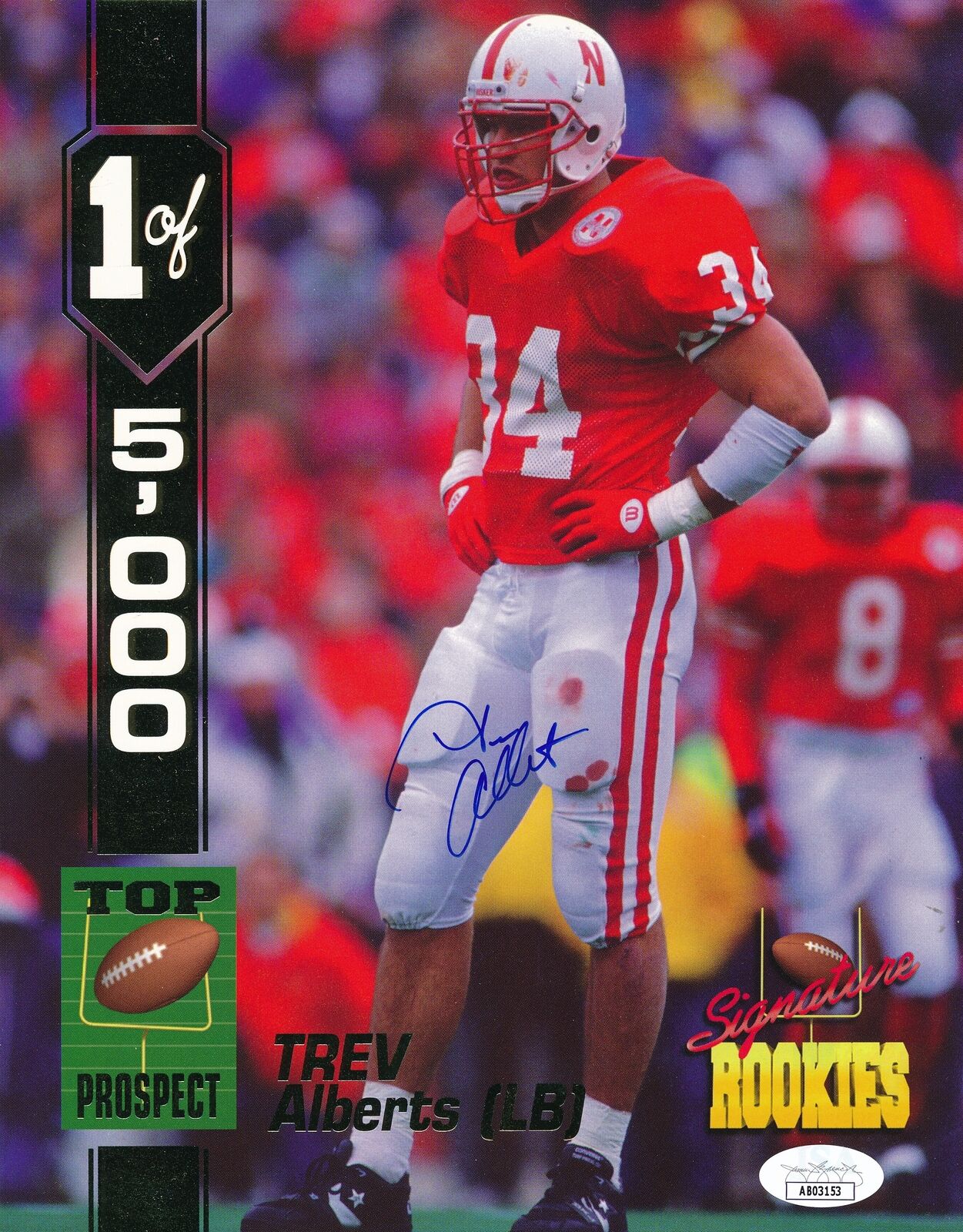 Trev Alberts University of Nebraska Signed/Autographed 8x10 Photo JSA 166927