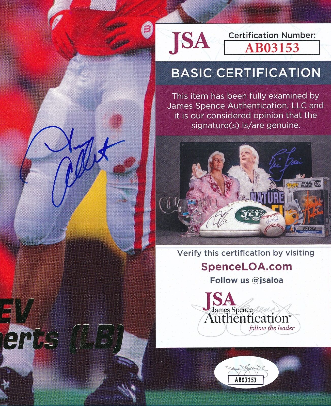 Trev Alberts University of Nebraska Signed/Autographed 8x10 Photo JSA 166927